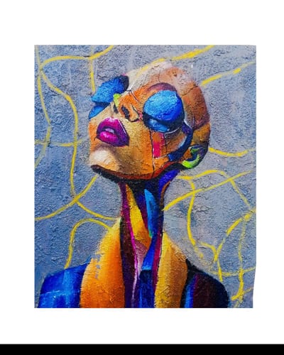 Bliss by Omidara art, Mixed Media