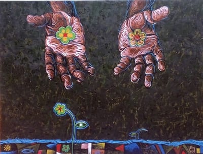 LOST AND FOUND by Echem Ogbonnaya, Acrylic